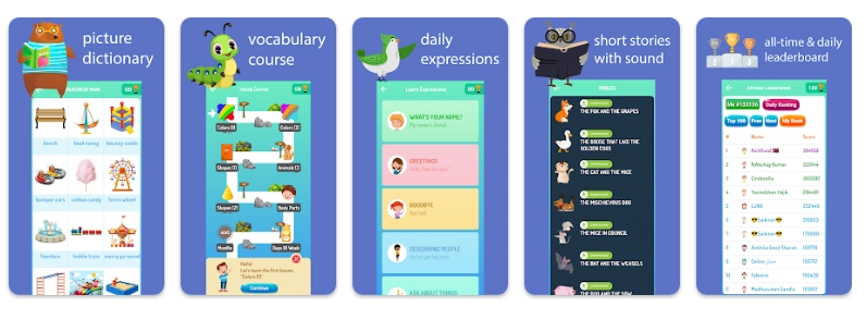 اپلیکیشن English for Kids